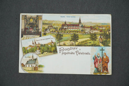 Pohlednice KOSTEL VELEHRADSKÝ POZDRAV Z POSVÁTNÉHO VELEHRADU (x14884)