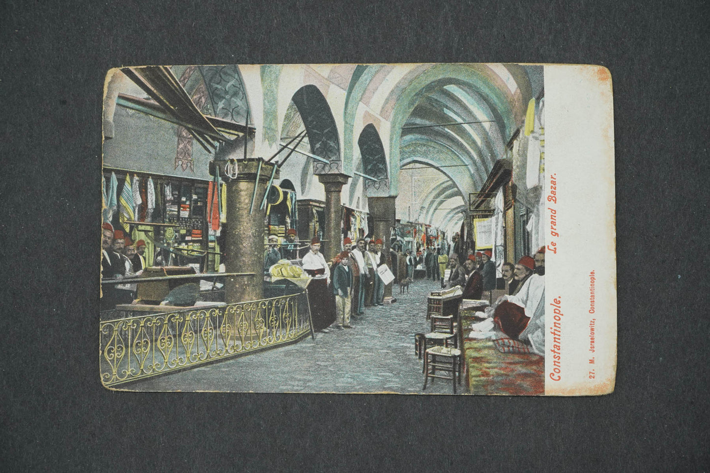 Postcard CONSTANTINOPLE LE GRAND BAZAR (x14902)