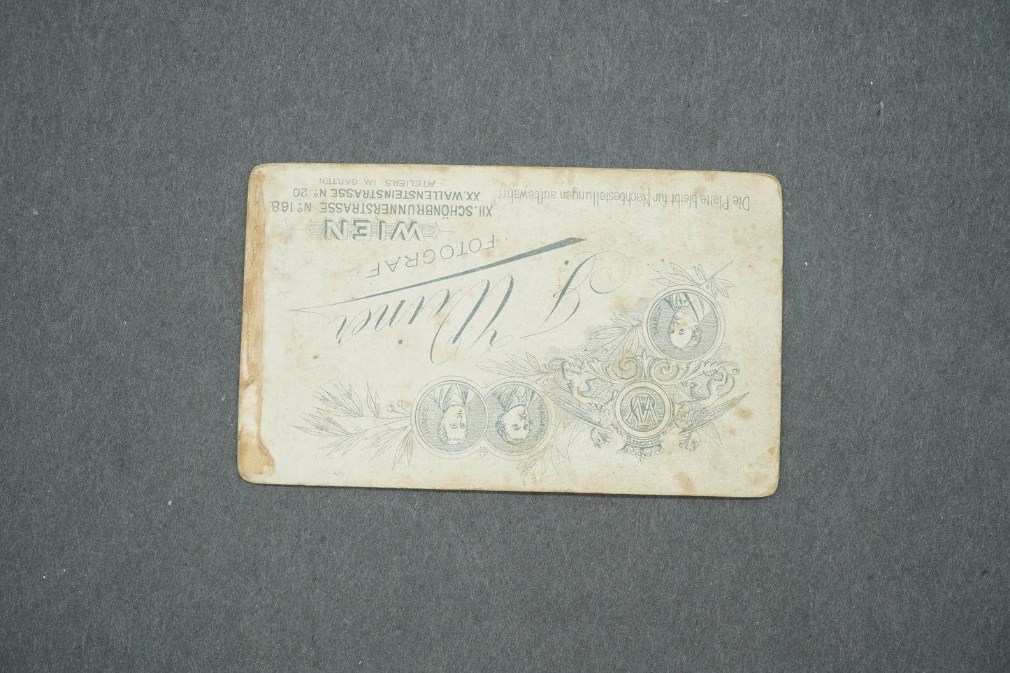 Fotografie J. WEINER XX.WALLENSTEINSTRASSE 20 (x14906)