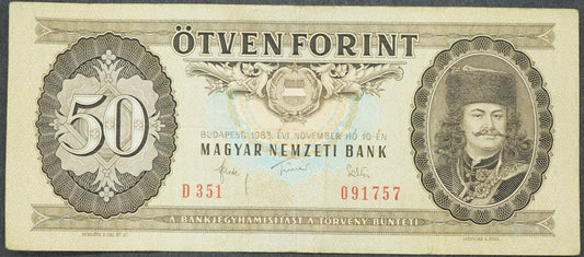 Maďarsko 50 Forint 1980