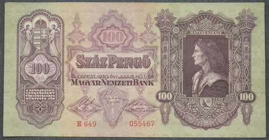 100 PENGÖ - SZÁZ PENGÖ 1930