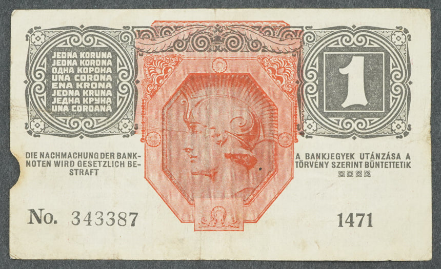 Rakousko - 1 krone 1916