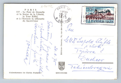 Pohlednice PARIS (x16092)
