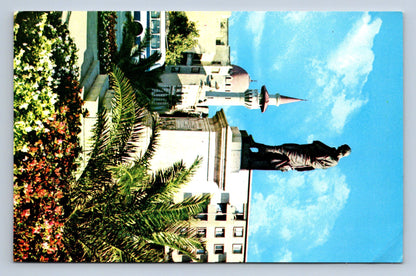 Pohlednice CONSTANTA. STATUIA LUI OVIDIU, DE ETTORE FERRARI (x16143)