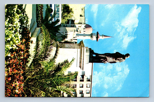 Pohlednice CONSTANTA. STATUIA LUI OVIDIU, DE ETTORE FERRARI (x16143)