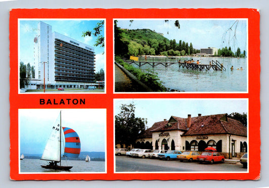 Pohlednice BALATON - GREETING FROM LAKE BALATON (x16148)