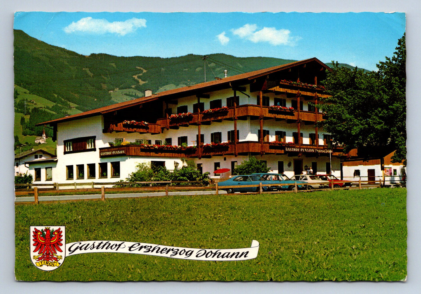 Pohlednice GASTHOF- PENSION- ERZHERZOG JOHANN (x16292)