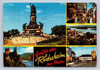 Pohlednice GRÜẞE AUS RÜDESHEIM AM RHEIN (x16300)