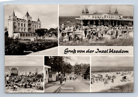Pohlednice GRUẞ VON DER JUSEL USEDOM (x16318)