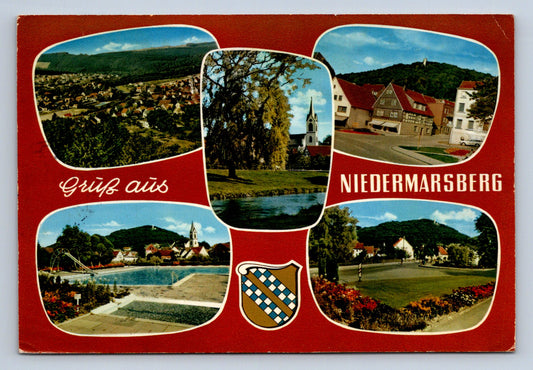 Pohlednice GRÜẞ AÜS NIEDERMARSBERG (x16327)