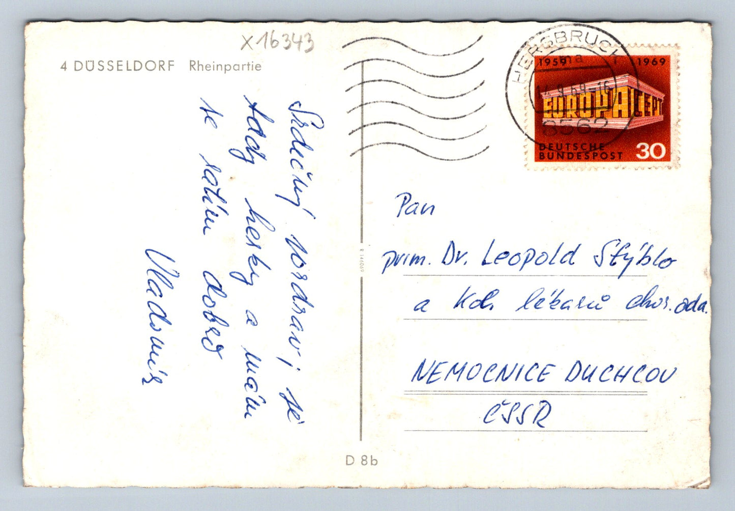 Pohlednice GRUSS VON DÜSSELDOF (x16343)