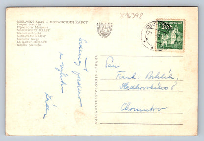 Pohlednice MORAVSKÝ KRAS (x16398)
