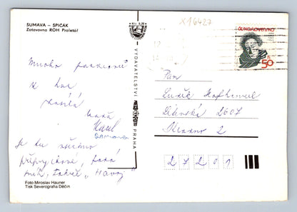 Pohlednice ZOTAVOVNA ROH PROLÉTÁŘ - ŠUMAVA - ŠPIČÁK (x16427)