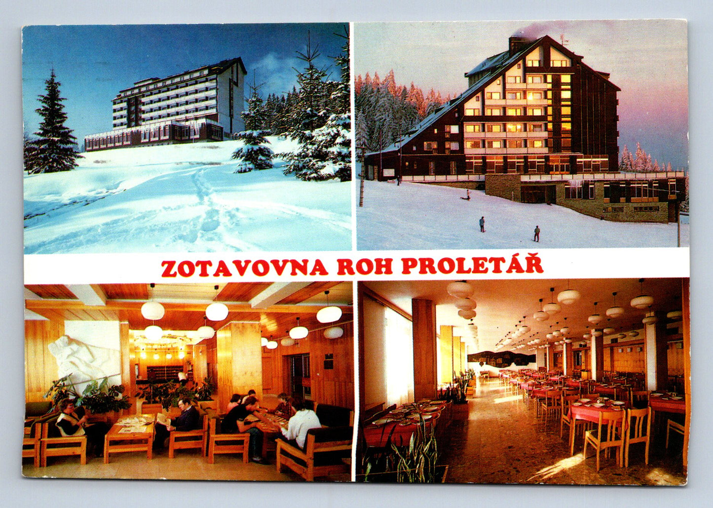 Pohlednice ZOTAVOVNA ROH PROLÉTÁŘ - ŠUMAVA - ŠPIČÁK (x16427)