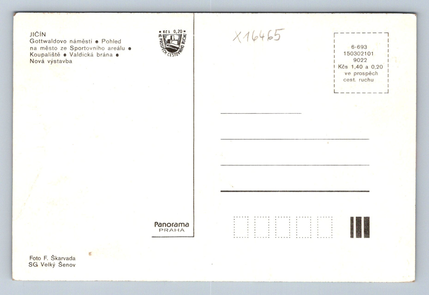 Pohlednice JIČÍN (x16465)