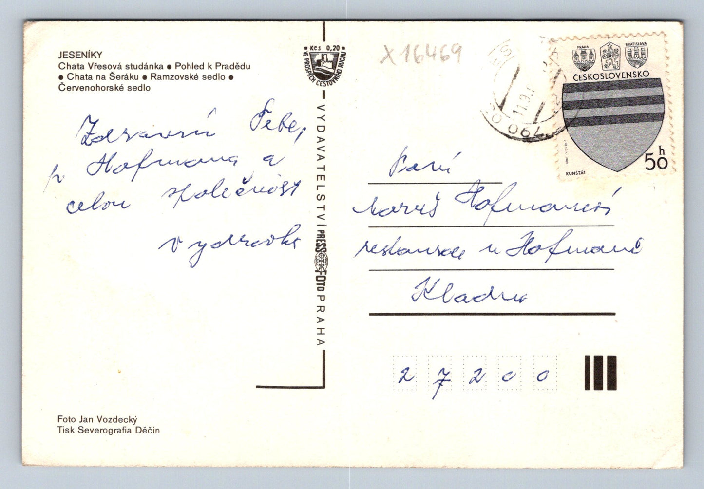 Pohlednice JESENÍKY (x16469)
