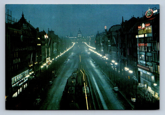 Pohlednice PRAHA - VÁCLAVSKÉ NÁMĚSTÍ (x16491)