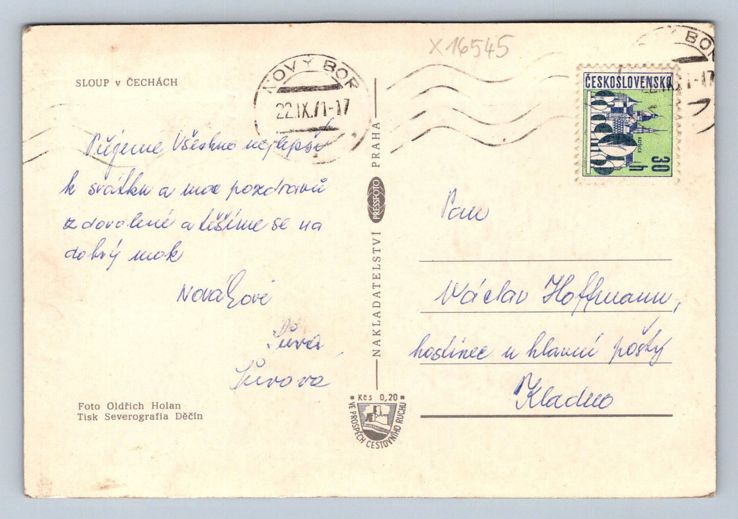 Pohlednice SLOUP V ČECHÁCH (x16545)
