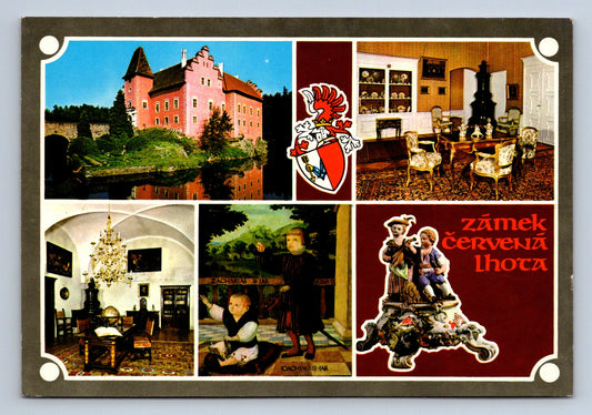 Pohlednice ZÁMEK ČERVENÁ LHOTA (x16575)