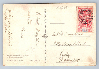 Pohlednice DEMÄNOVSKÁ JESKYNĚ (x16611)