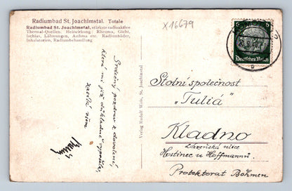 Pohlednice RADIUMBAD ST. JOACHIMSTAL (x16679)