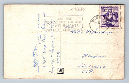Pohlednice FROHE WEIHUACHLEN UND GLÜCKLICHES NEUJAHR (x16684)
