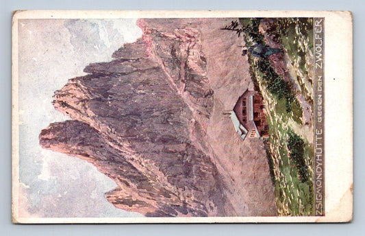 Pohlednice ZSIGMONDYHÜTTE GEGEN DEN ZWÖLFER (x16690)