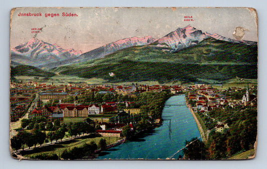 Pohlednice JNNSBRUCK GEGEN SÜDEN (x16692)