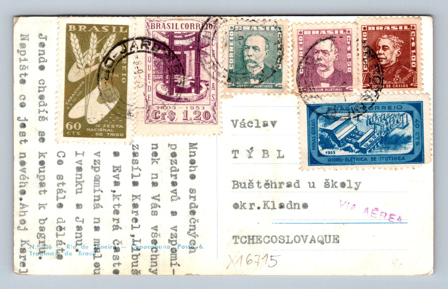 Pohlednice BRASÍLIE (x16715)