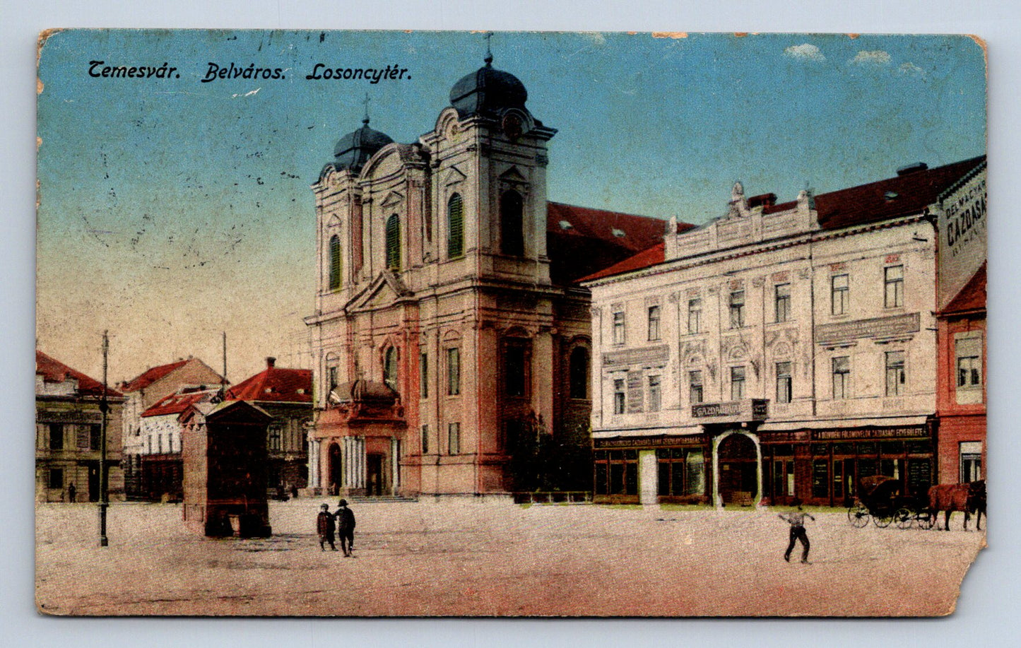 Pohlednice TEMESVÁR. BELVÁROS. LOSONCYTÉR (x16732)