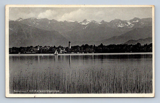 Pohlednice SEESHAUPT MIT KARWENDELGEBIRGE (x16815)