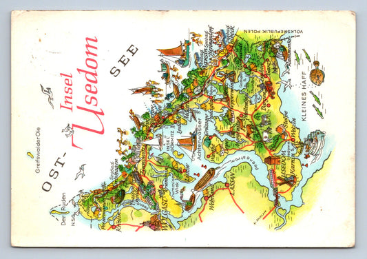 Pohlednice INSEL USEDOM, OST - SEE (x16816)