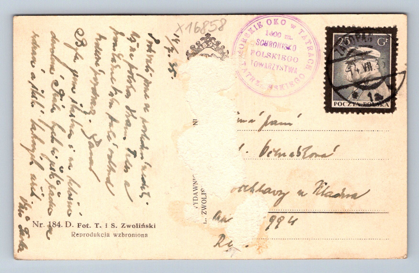 Pohlednice TATRY (x16858)