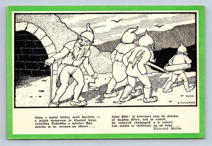 Pohlednice ZIKMUND SKYBA: POHLED S BÁSNÍ TRPASLICI (x16892)