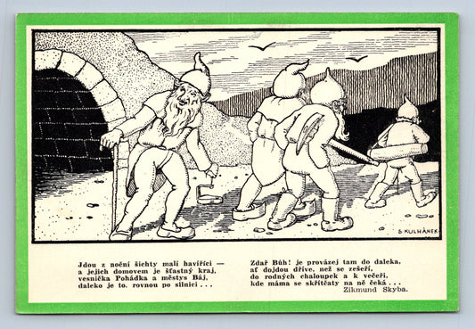Pohlednice ZIKMUND SKYBA: POHLED S BÁSNÍ TRPASLICI (x16892)