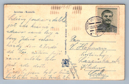 Pohlednice Javorina - Kostolík (JN115)