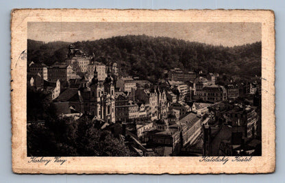 Pohlednice Karlovy Vary - Katolický kostel (JN161)