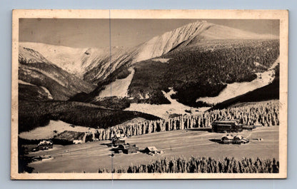Pohlednice Krkonoše - Bobí Louky se Sněžkou (JN167)