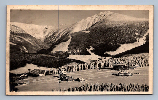 Pohlednice Krkonoše - Bobí Louky se Sněžkou (JN167)