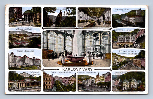 Pohlednice Karlovy Vary - slečna Boženka (JN214)