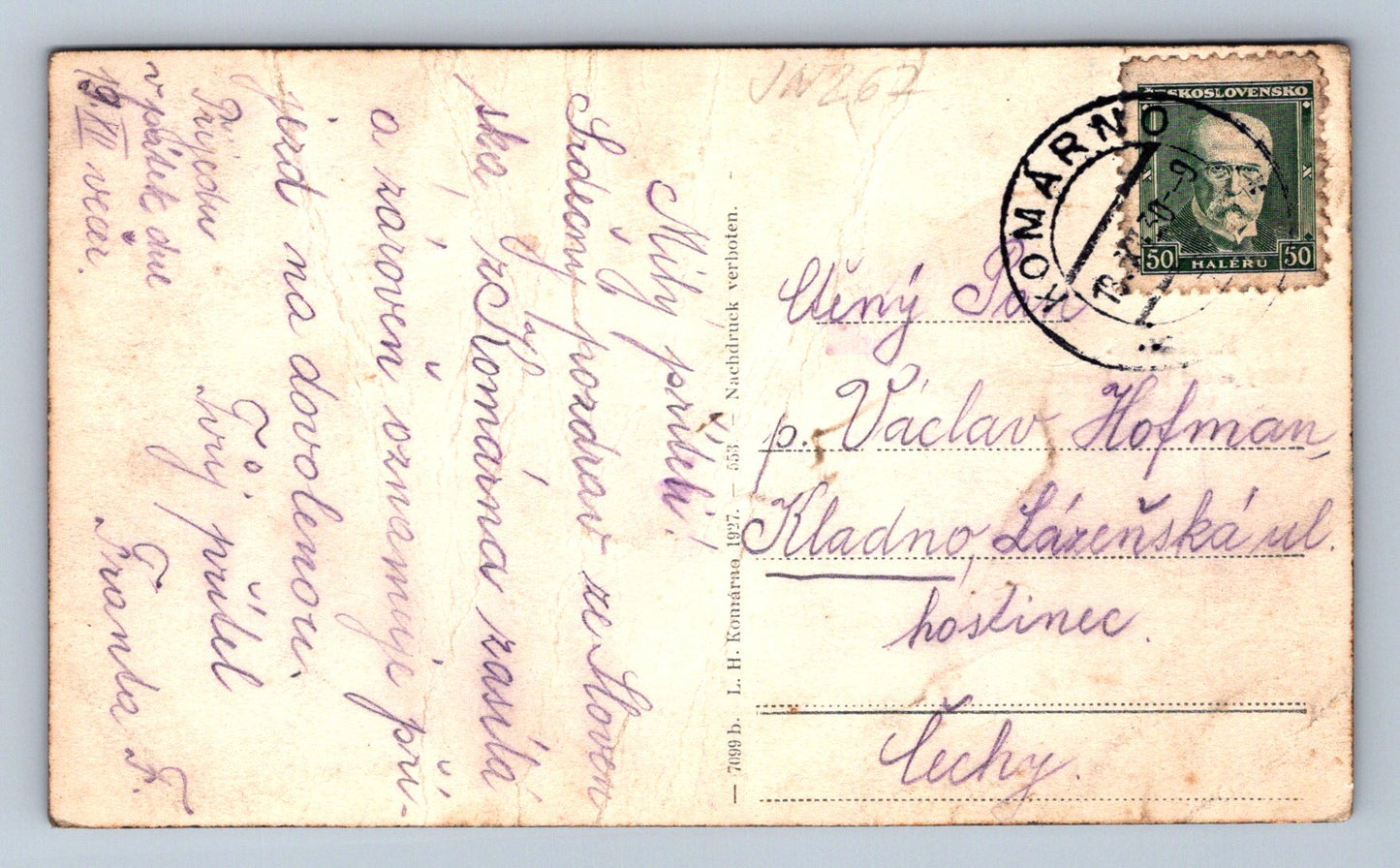 Pohlednice Komárno - Velký most přes Dunaj (JN267)