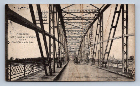 Pohlednice Komárno - Velký most přes Dunaj (JN267)