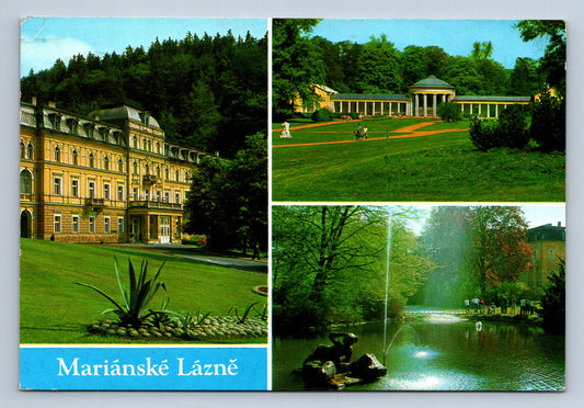 Pohlednice Mariánské Lázně - Ústřední lázně (JN276)