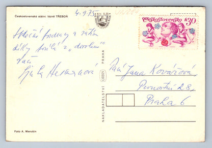 Pohlednice Českoslovesnké státní lázně - Třeboň (JN284)