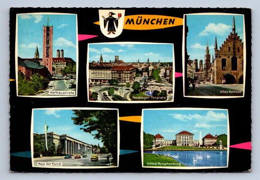 Pohlednice München - 5 obrázků (JN304)