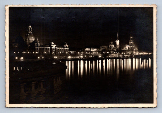 Pohlednice Dresden - Die Altstadt die Festbeleuchtung (JN317)