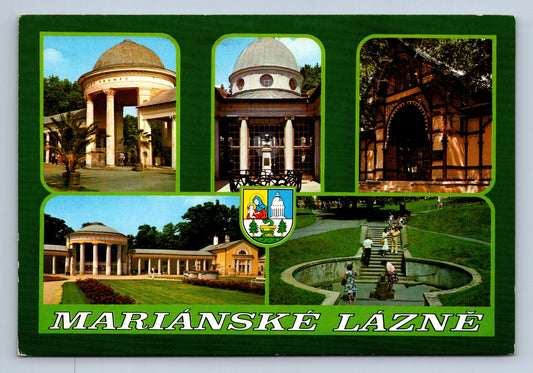 Pohlednice Mariánské Lázně - významné lázeňské město (JN321)