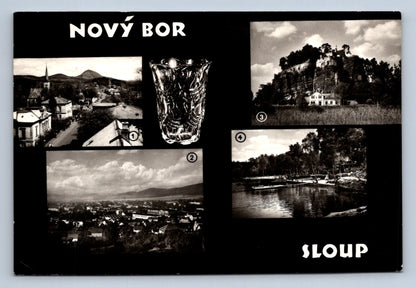 Pohlednice Nový Bor - 1.a 2. město (JN335)