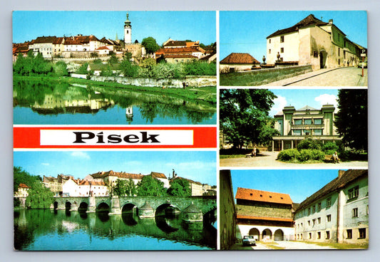 Pohlednice Písek - střed města (JN347)