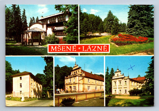 Pohlednice Mšené - lázně (JN352)